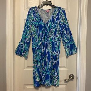 Lilly Pulitzer blue/green dress size L